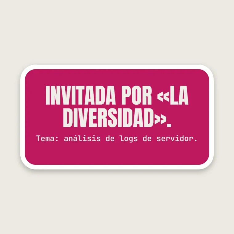 Invitada por la diversidad – Pegatinas