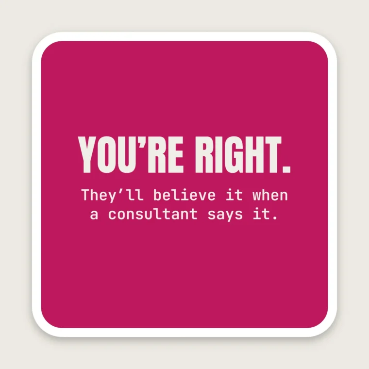 You were right, in 6 months – Stickers