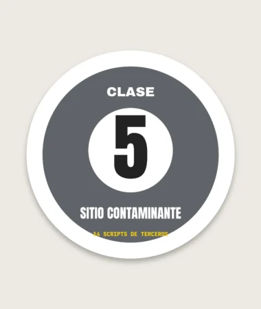 Etiqueta de contaminación – Pegatinas