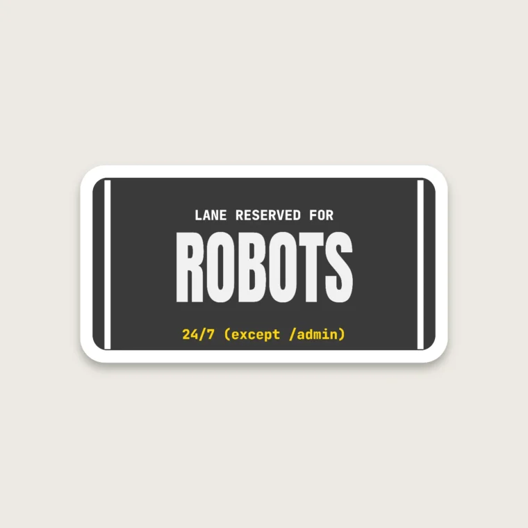 Robots Lane – Stickers