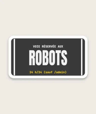 Voie réservée – Stickers