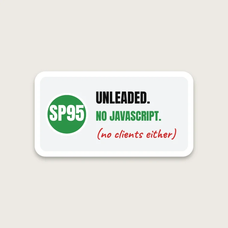 Unleaded – Stickers