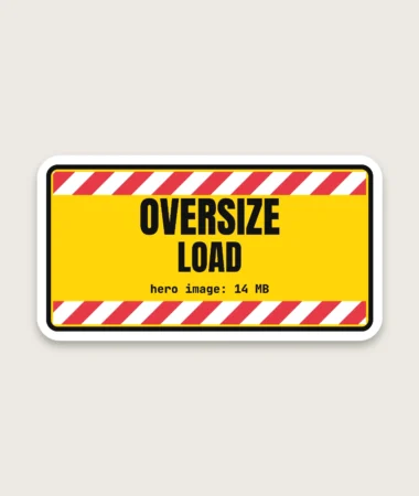 Oversize Load – Stickers