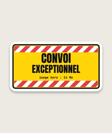Convoi exceptionnel – Stickers