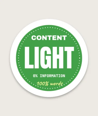 Light Content – Stickers