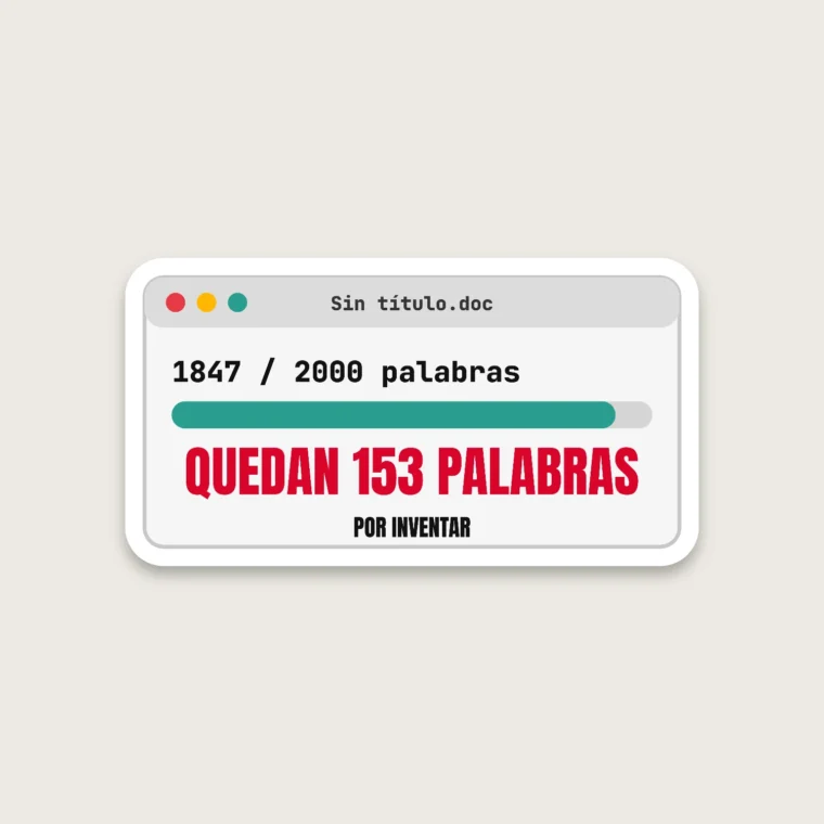 Contador de palabras – Pegatinas
