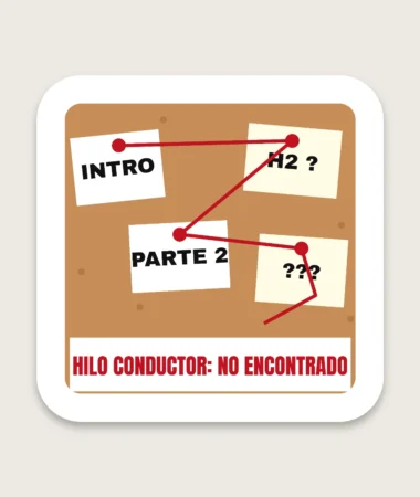 Hilo rojo – Pegatinas