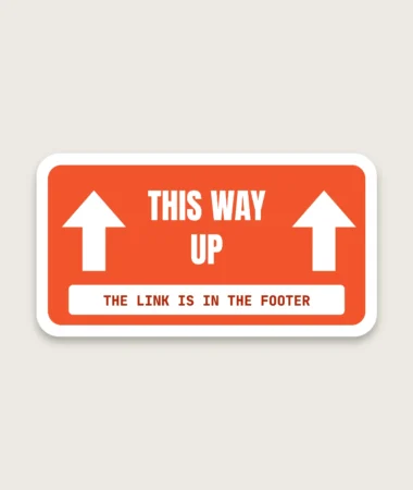 This Side Up – Stickers