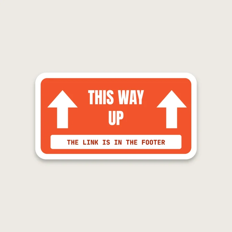 This Side Up – Stickers
