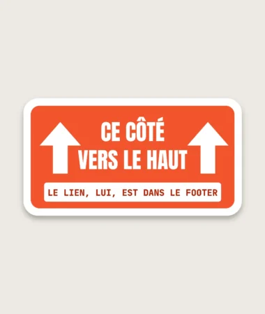 Vers le haut – Stickers