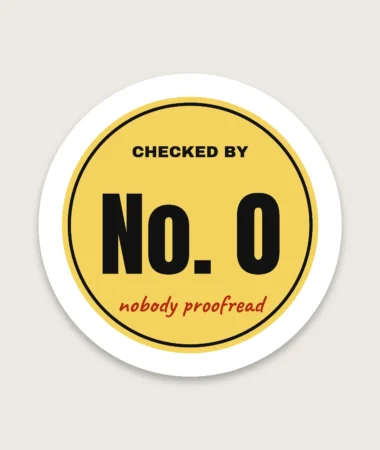 Inspector No. 0 – Stickers