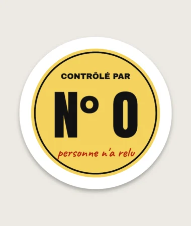Contrôlé par n° 0 – Stickers