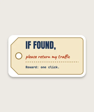 If Found – Stickers