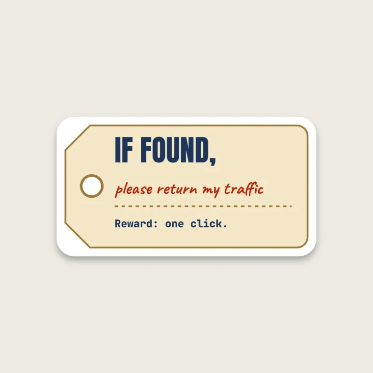 If Found – Stickers
