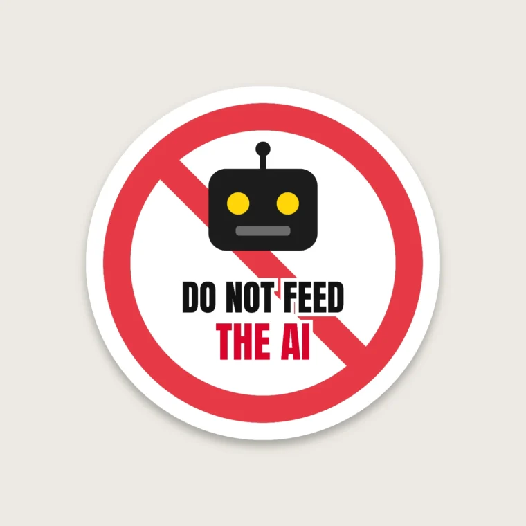 Do Not Feed – Stickers