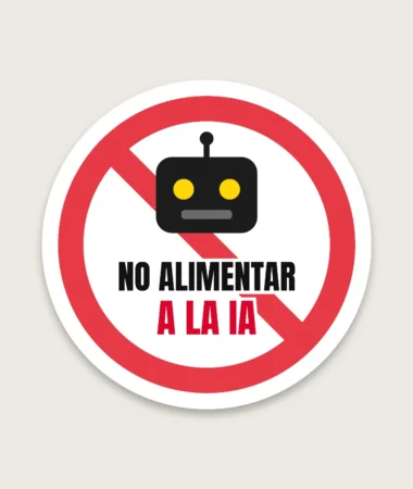 No alimentar – Pegatinas