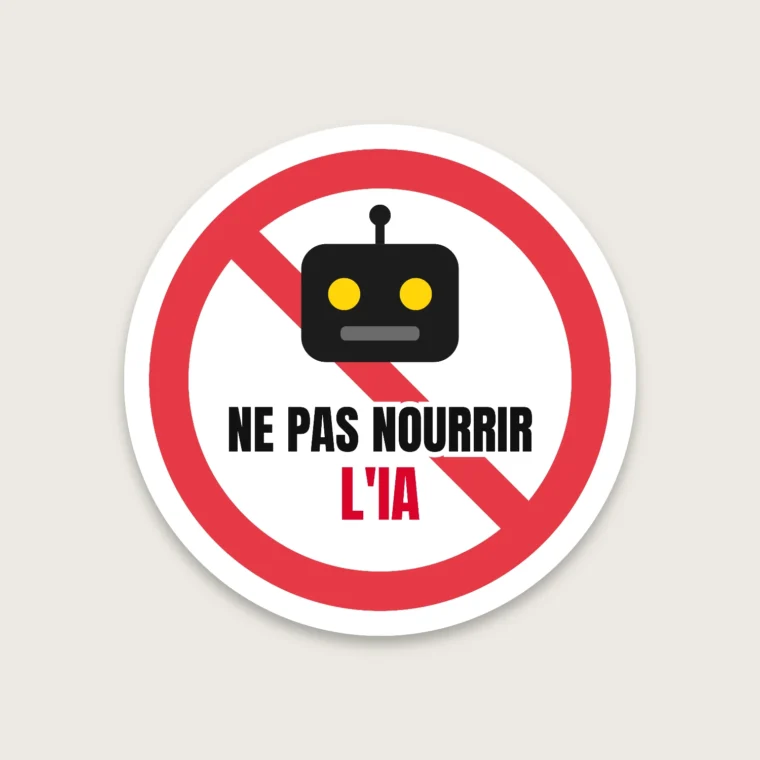 Ne pas nourrir – Stickers