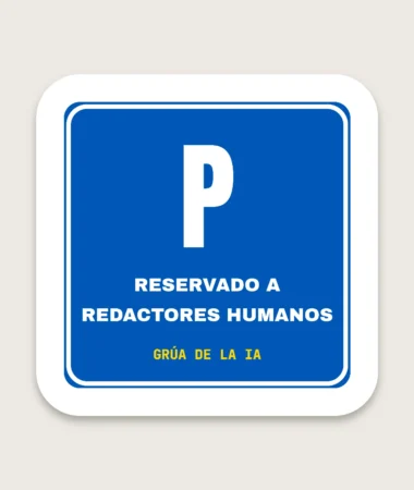 Plaza reservada – Pegatinas