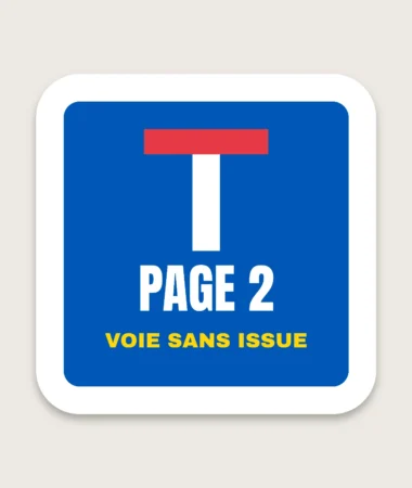 Voie sans issue – Stickers