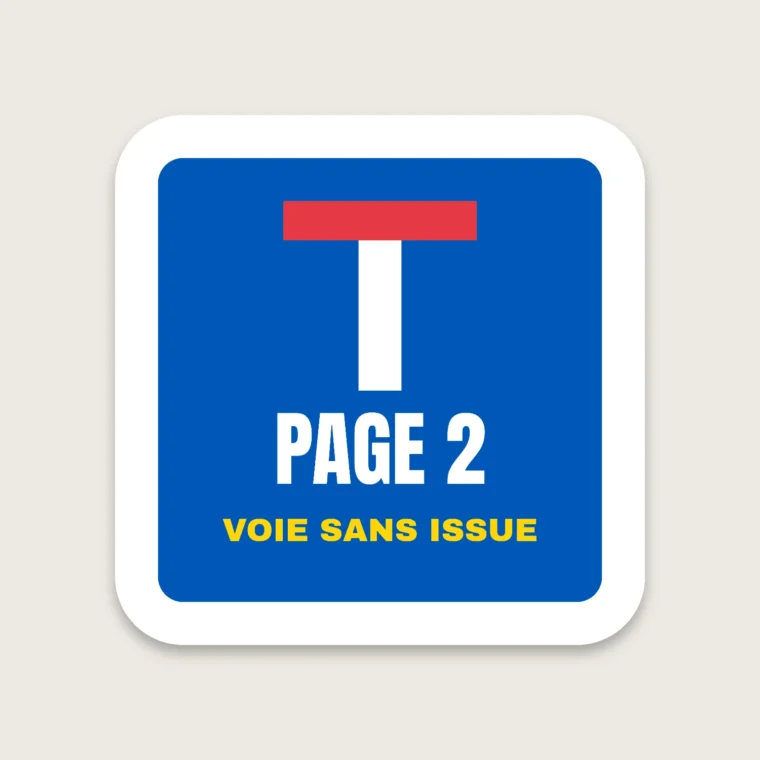 Voie sans issue – Stickers