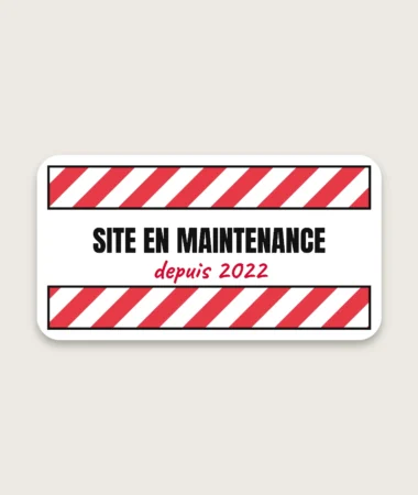 Maintenance – Stickers