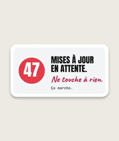 Mises à jour – Stickers