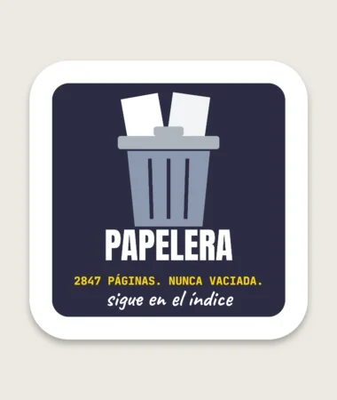 Papelera – Pegatinas