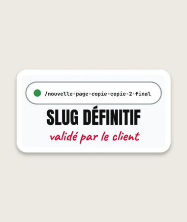 Slug définitif – Stickers