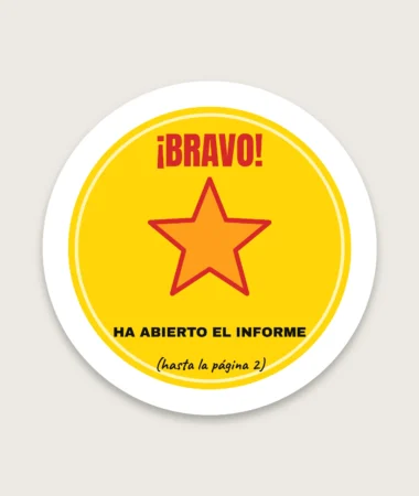 Estrella dorada – Pegatinas