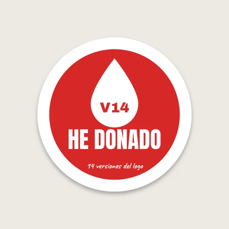 He donado – Pegatinas