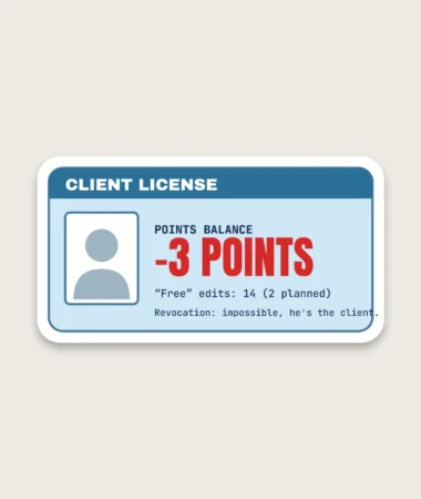 Points License – Stickers