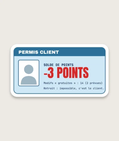 Permis à points – Stickers
