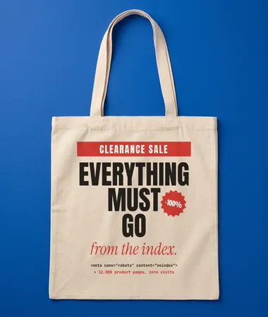 Everything must go (from the index) – Bags