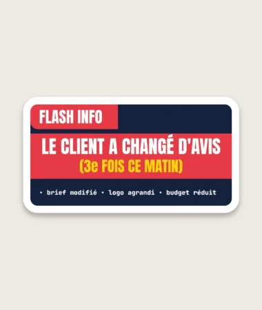 Flash info – Stickers