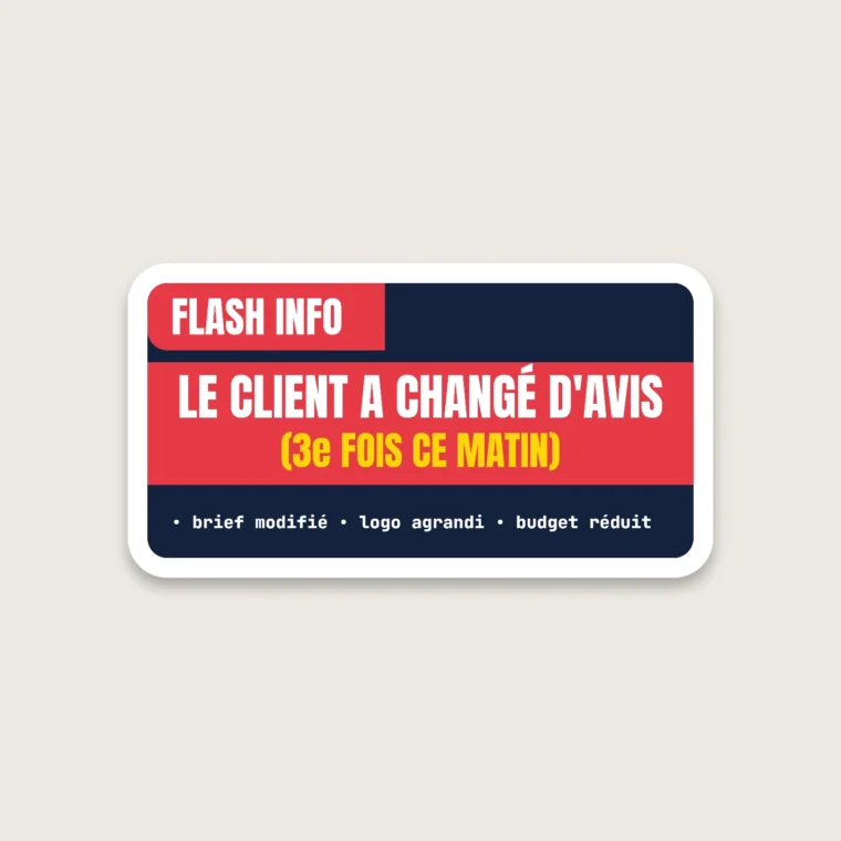 Flash info – Stickers