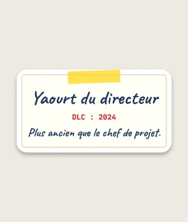 Yaourt du directeur – Stickers