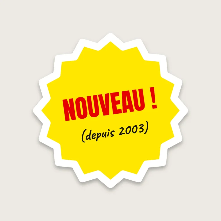 Nouveau ! – Stickers