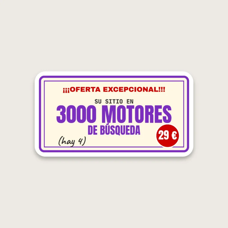 3000 buscadores – Pegatinas