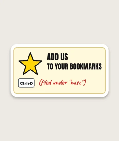 Bookmarks – Stickers