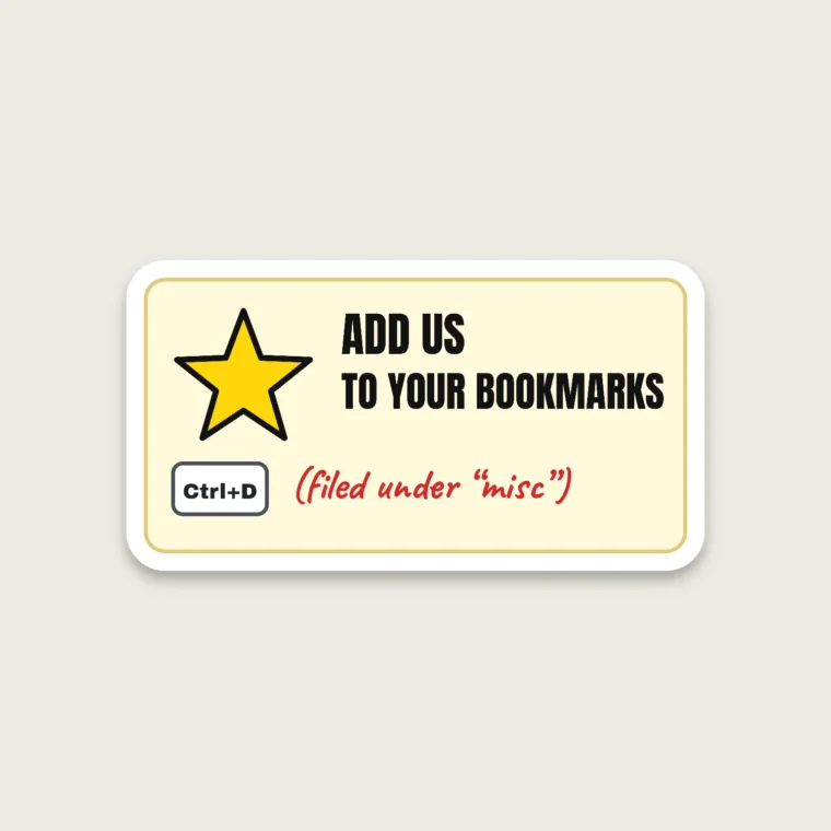 Bookmarks – Stickers
