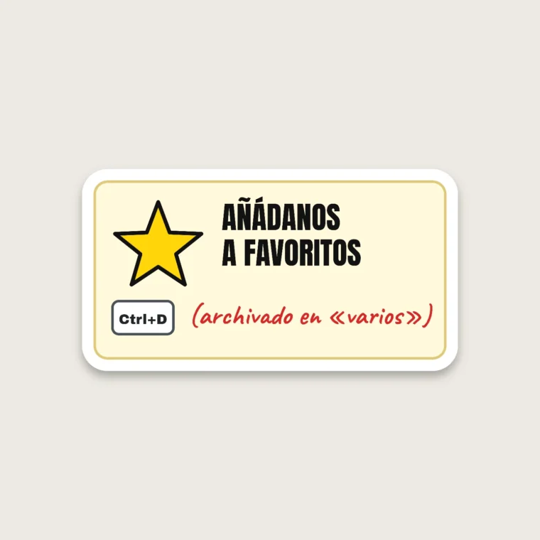 Favoritos – Pegatinas