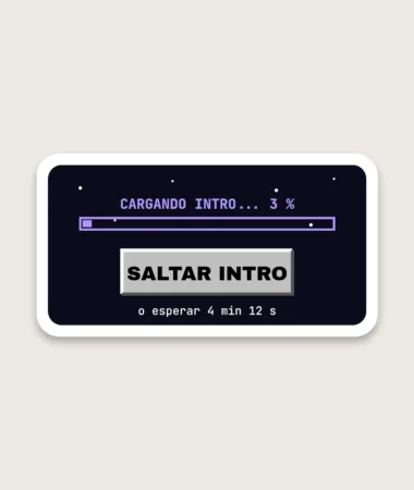 Saltar intro – Pegatinas