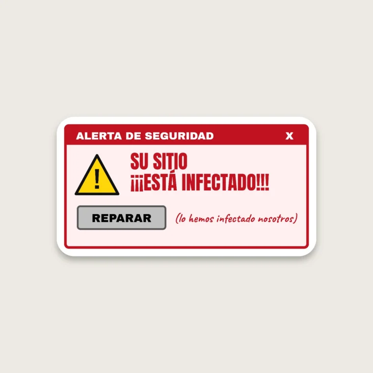 Falsa alarma – Pegatinas