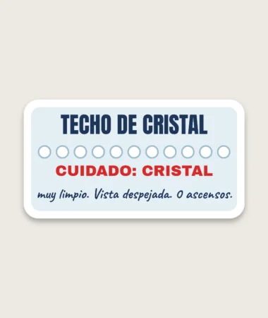 Cuidado cristal – Pegatinas