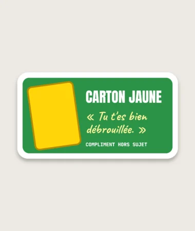 Carton jaune – Stickers