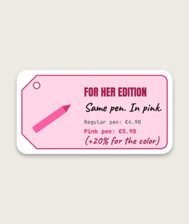 Pink Tax – Stickers