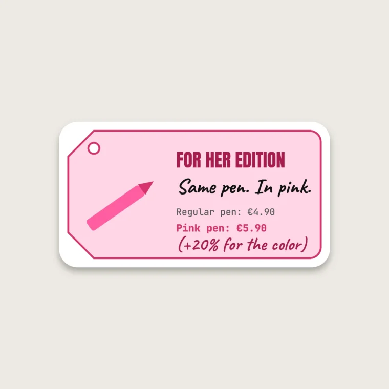 Pink Tax – Stickers
