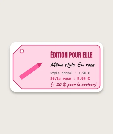Taxe rose – Stickers