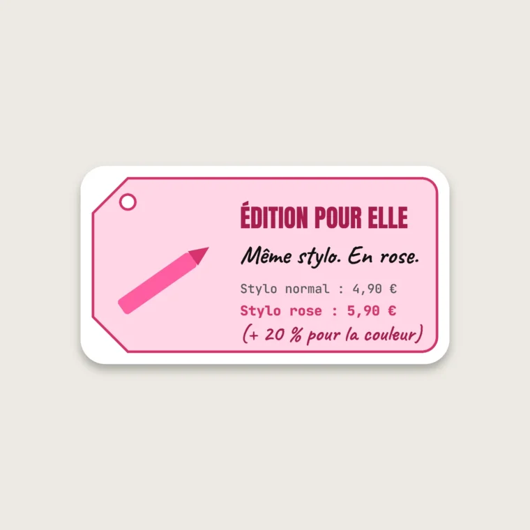 Taxe rose – Stickers