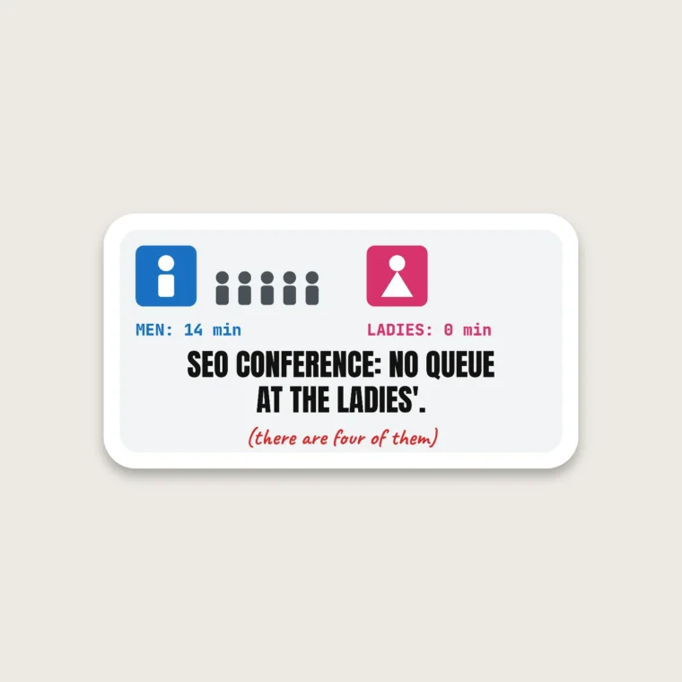 Conference Restrooms – Stickers